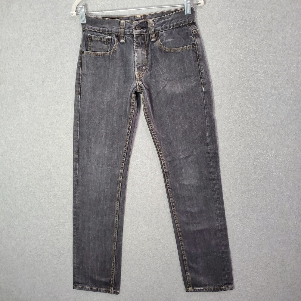 Levi's 511 Men Jeans 29x30 Gray Skinny Pockets Mid Rise‎ Denim Cotton Adult